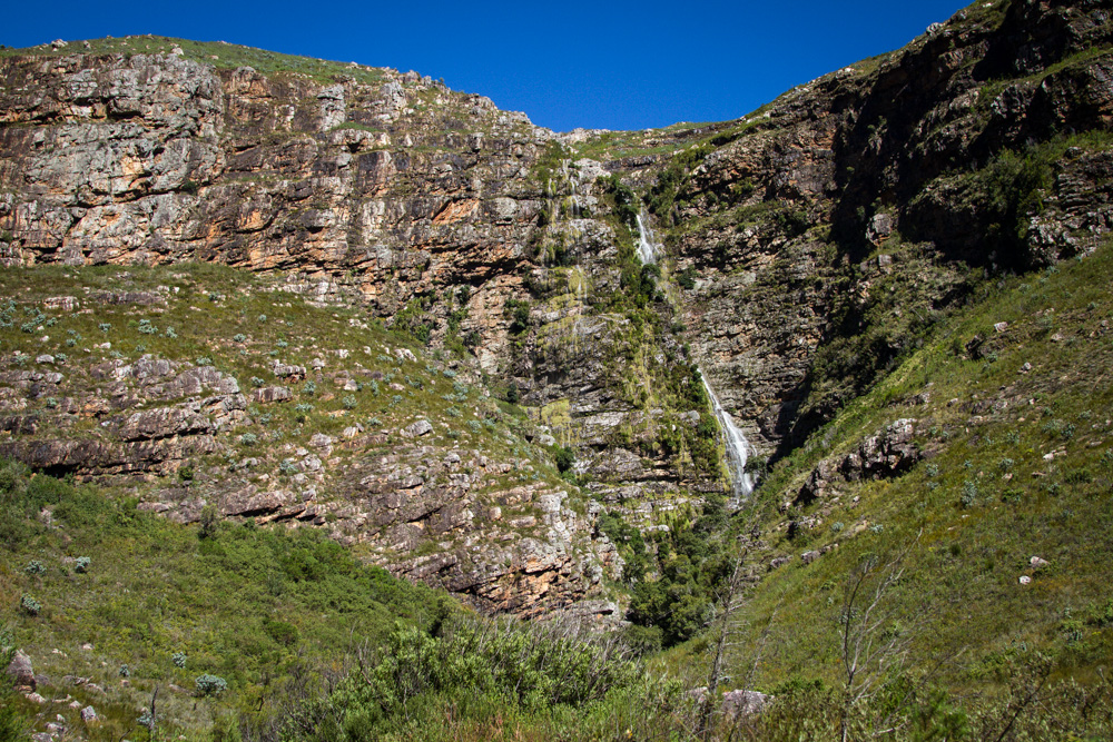 Waterfall in Jonkershoek, South Africa